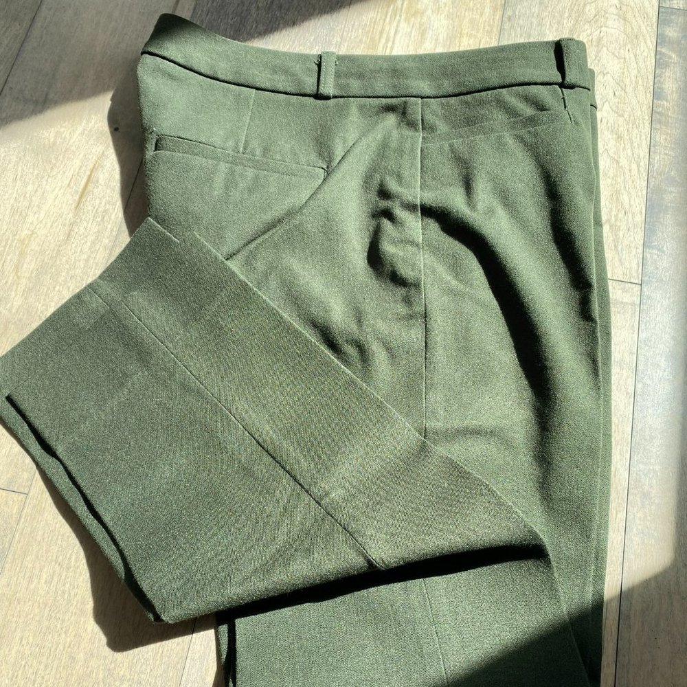 Banana republic Sloan curvy fit pants, Size 6, green Color